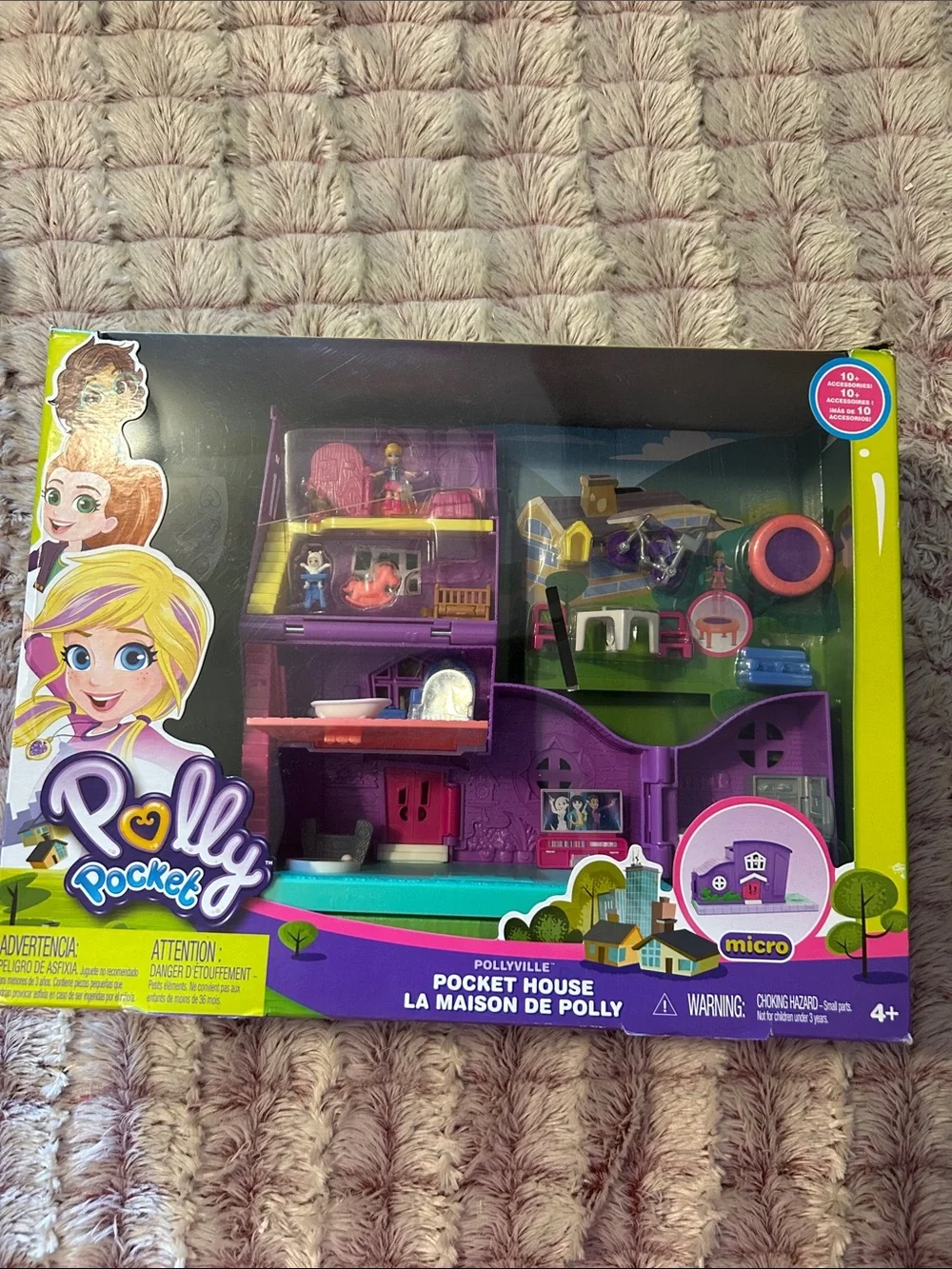 Polly Pocket Pollyville Pocket House Playset new